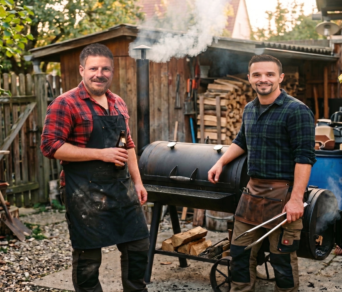 Grillgold Team am Smoker